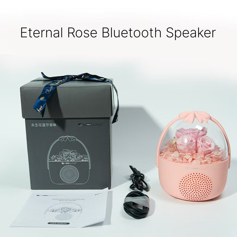 Eternal Flower Bluetooth Speaker Atmosphere Light Birthday Gift for Girlfriend Male Girlfriend Girlfriend Exclusive Premium Practical