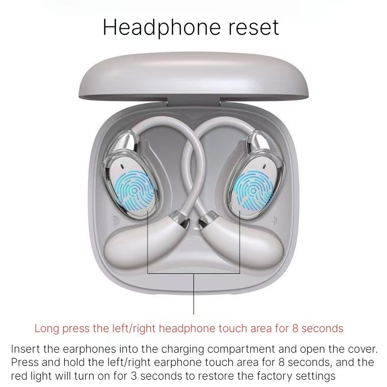 AI intelligent new travel translation headphones noise reduction wireless Bluetooth multi language conference