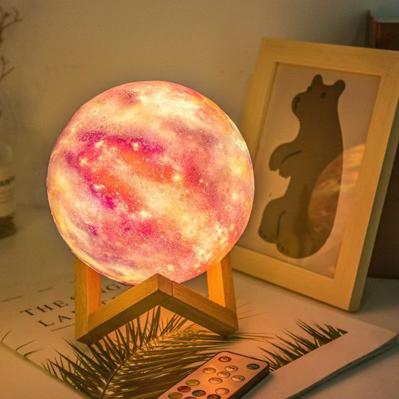 Bluetooth speaker wireless night light small sound home subwoofer dream moon Qixi birthday gift for girls