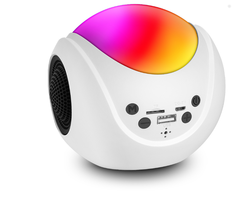 Mini desktop colorful series outdoor new plug-in card Bluetooth speaker