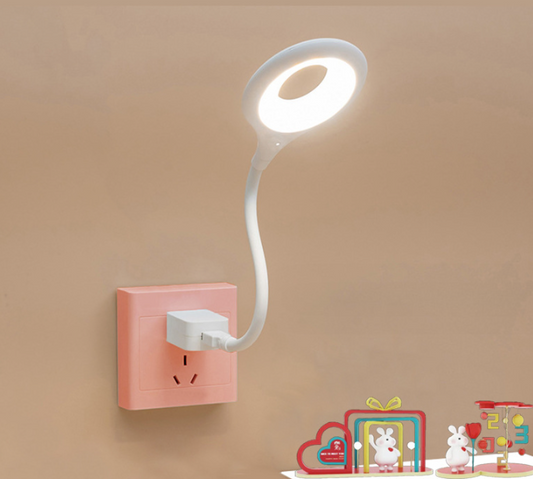 USB smart voice light led mini portable reading lamp Bedroom voice-activated night light