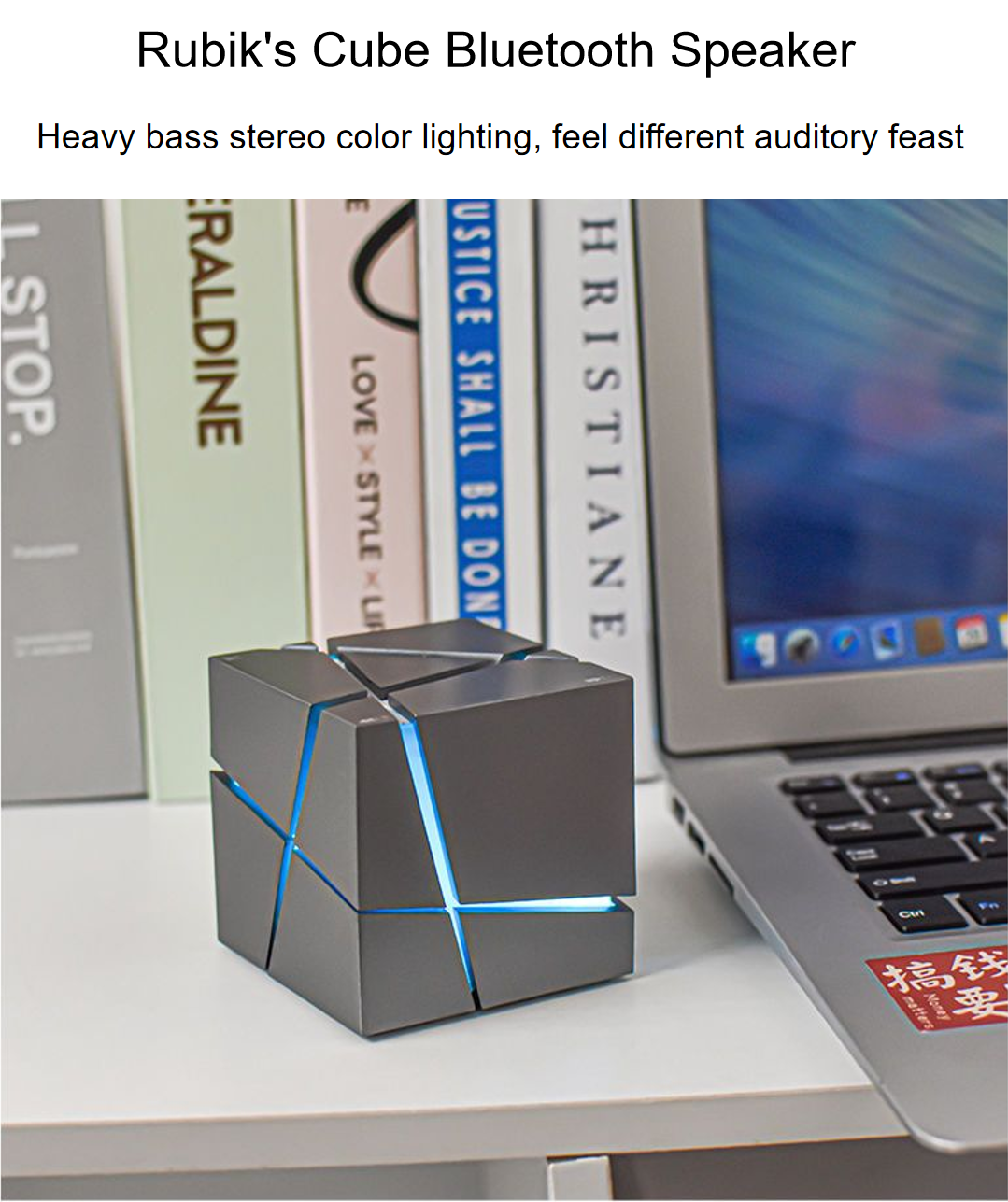 Rubik's Cube Bluetooth speaker with Germany audio chip