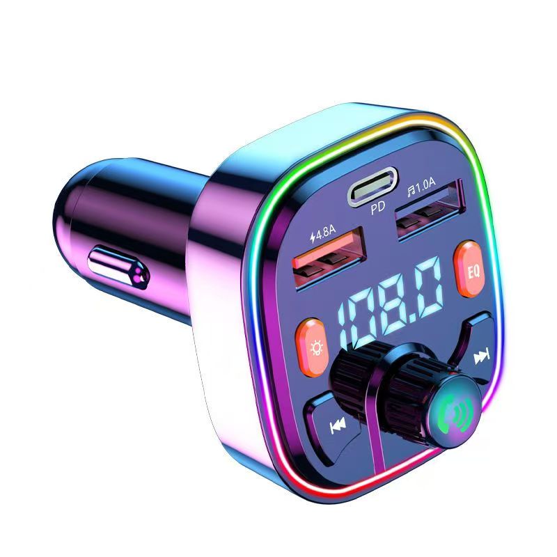 Car MP3 player without noise, car Bluetooth receiver, mobile navigation call, car charger, fast charging