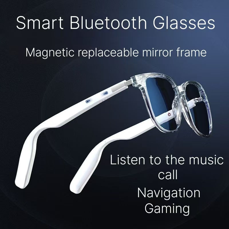 Smart Bluetooth Audio Stereo Call Listening to Music Myopia Anti Blue Light Multi functional Glasses