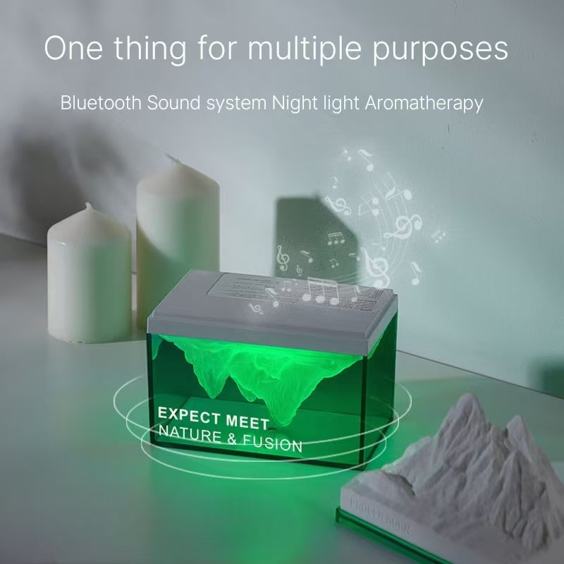 Forest Secret Language Glacier Bluetooth Speaker High quality Multi functional subwoofer Atmosphere Birthday Gift Male and Female Best Friends