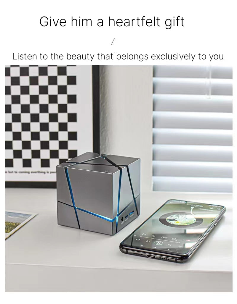 Rubik's Cube Bluetooth speaker with Germany audio chip