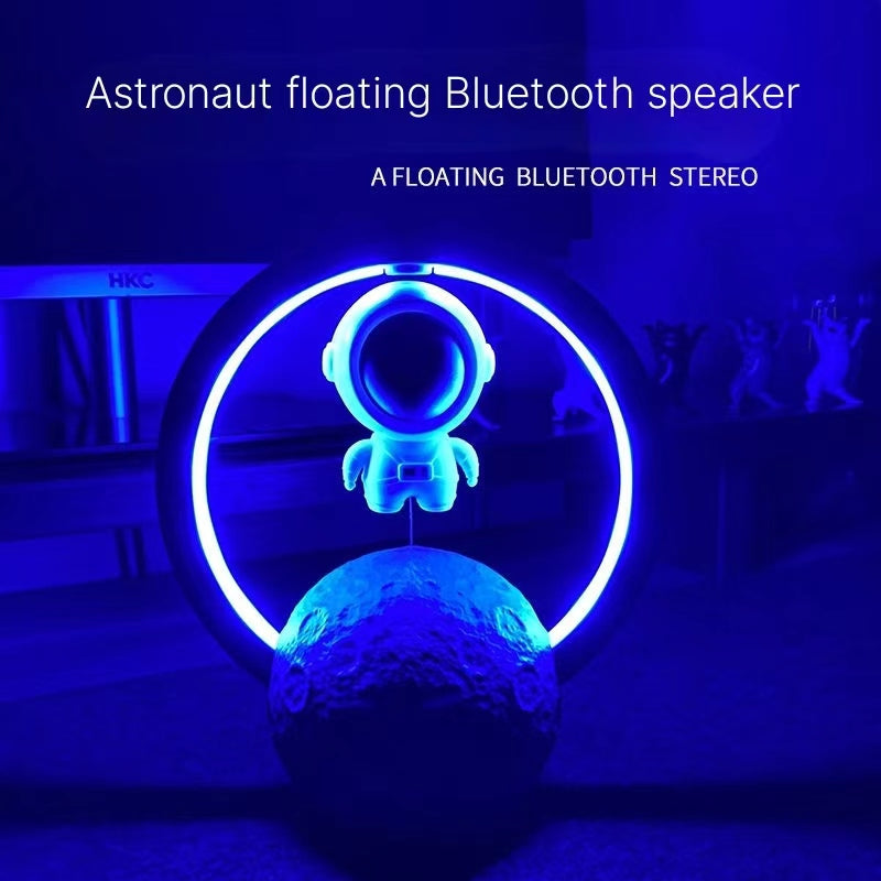 Astronaut magnetic levitation Bluetooth speaker wireless small stereo bedside nightlight