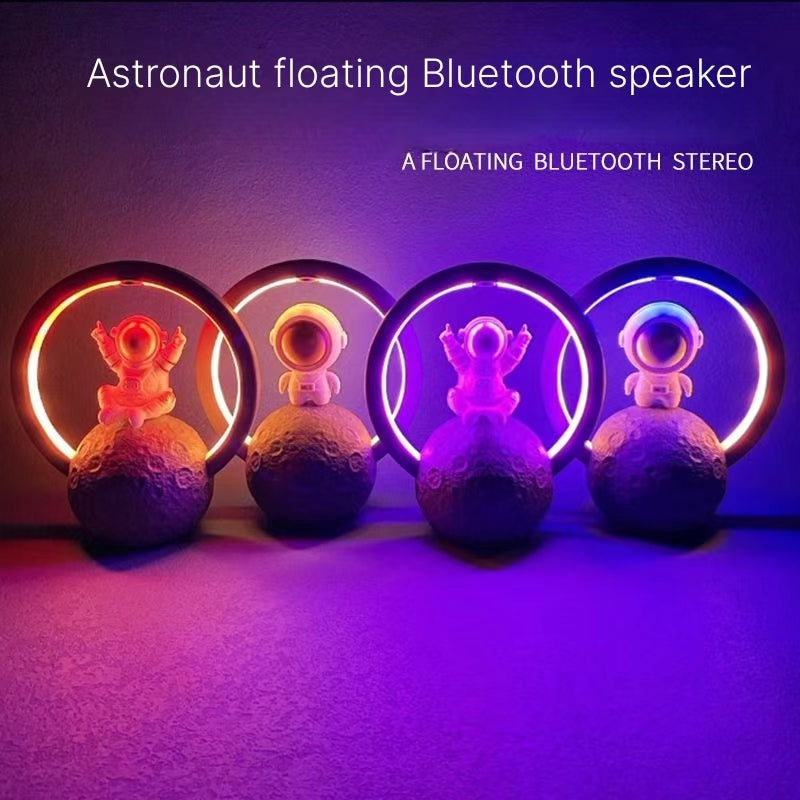 Astronaut magnetic levitation Bluetooth speaker wireless small stereo bedside nightlight