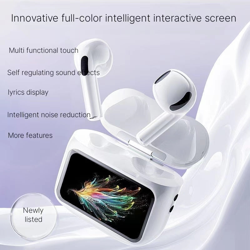 New intelligent noise cancelling, high-quality color screen, wireless Bluetooth earphones