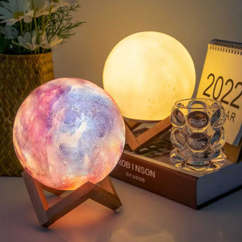 Bluetooth speaker wireless night light small sound home subwoofer dream moon Qixi birthday gift for girls