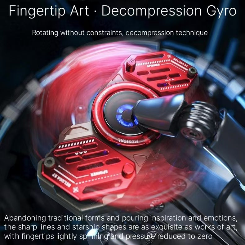 Creative decompression Bluetooth earphones for esports games, true wireless earphones with 5.3 fingertip gyroscope and ultra long battery life