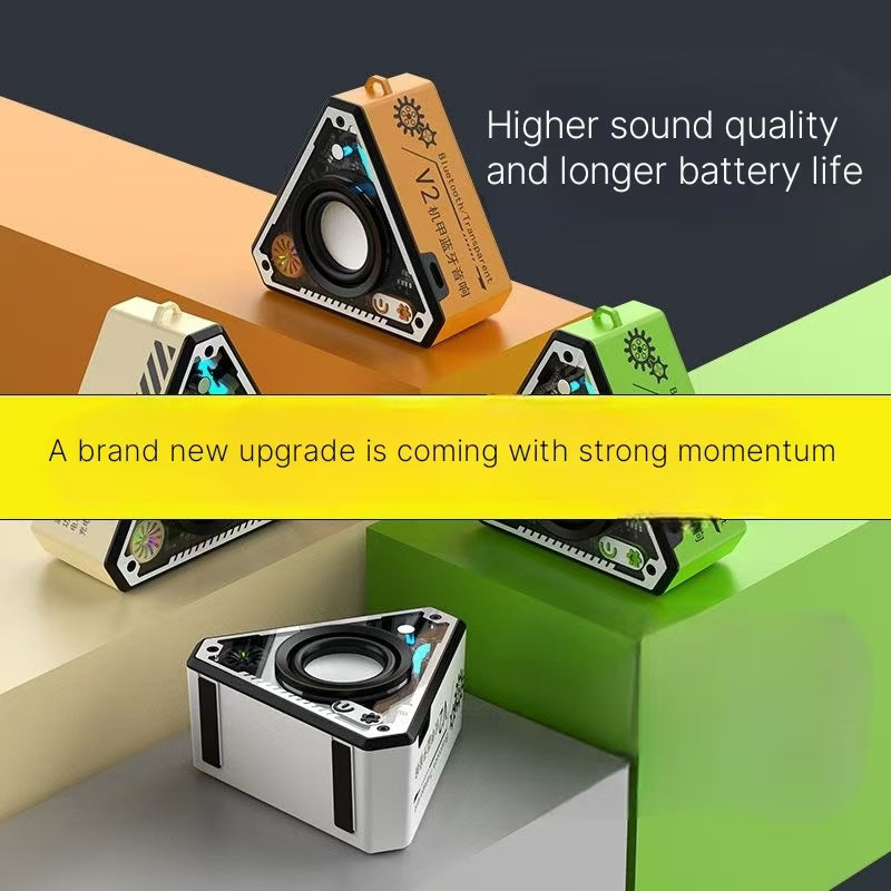 Bluetooth speaker with high quality and long battery life, interconnected subwoofer, desktop outdoor all-in-one speaker