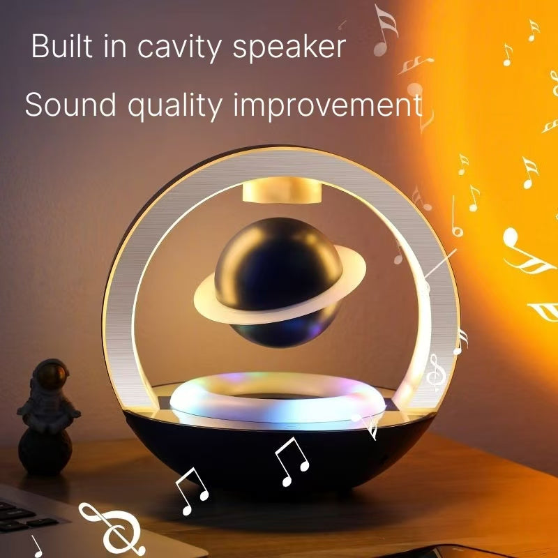 Magnetic levitation Bluetooth speaker, subwoofer, black technology, birthday gift for male friends, husband, creative decoration speaker