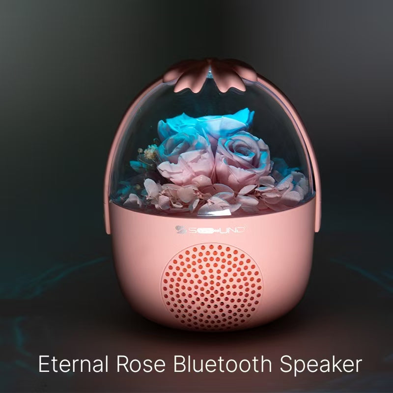 Eternal Flower Bluetooth Speaker Atmosphere Light Birthday Gift for Girlfriend Male Girlfriend Girlfriend Exclusive Premium Practical