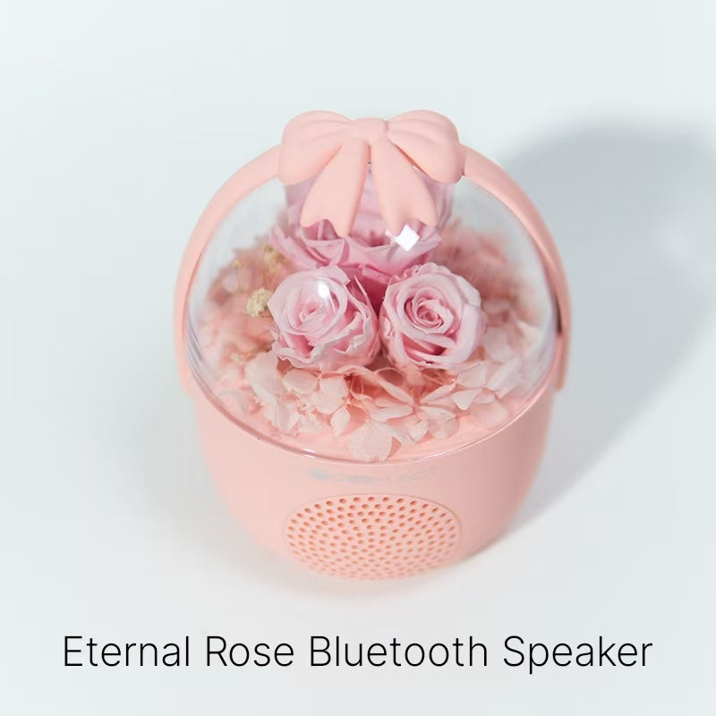 Eternal Flower Bluetooth Speaker Atmosphere Light Birthday Gift for Girlfriend Male Girlfriend Girlfriend Exclusive Premium Practical