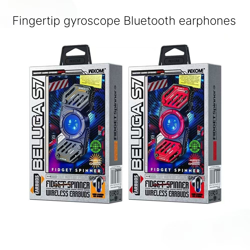 Creative decompression Bluetooth earphones for esports games, true wireless earphones with 5.3 fingertip gyroscope and ultra long battery life