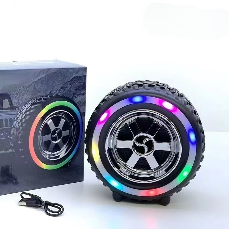 Bluetooth speaker high frequency quality upgrade, internet celebrity tire speaker, wireless mini subwoofer, portable outdoor