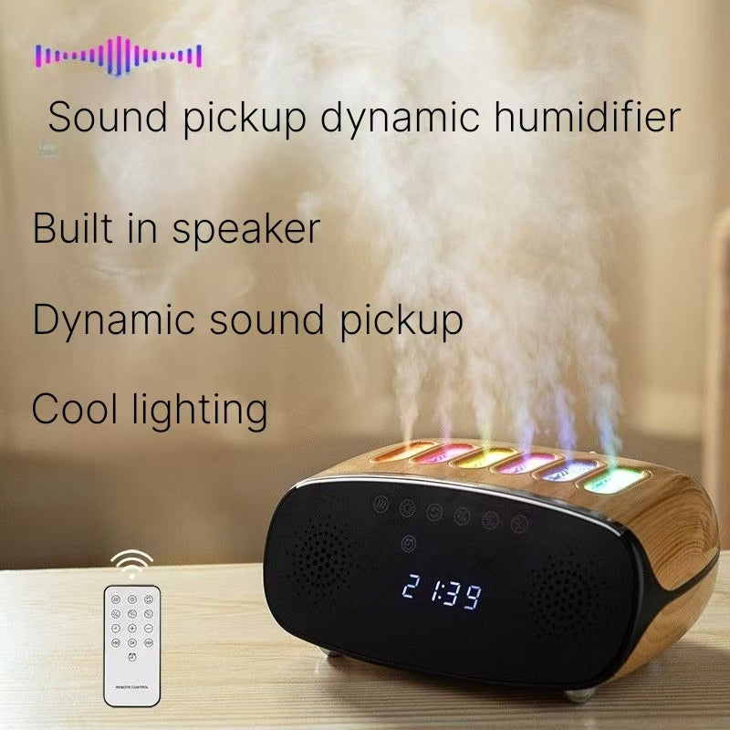 New Radiant Remote Control Bluetooth Speaker Air Humidifier for Bedroom Automatic Fragrance Moisturizing Humidifier