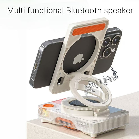 Black technology Bluetooth speaker, tablet, wireless desktop, mobile phone charging stand, subwoofer, speaker, multifunctional