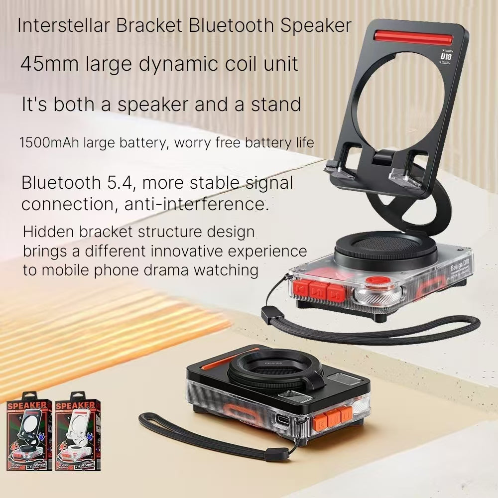 Black technology Bluetooth speaker, tablet, wireless desktop, mobile phone charging stand, subwoofer, speaker, multifunctional