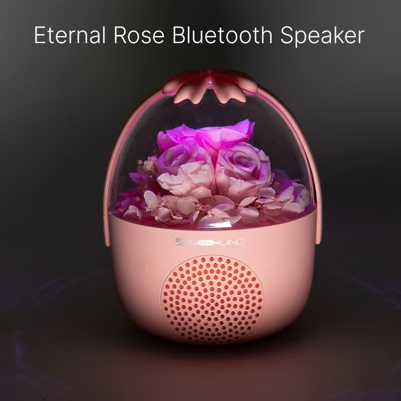 Eternal Flower Bluetooth Speaker Atmosphere Light Birthday Gift for Girlfriend Male Girlfriend Girlfriend Exclusive Premium Practical