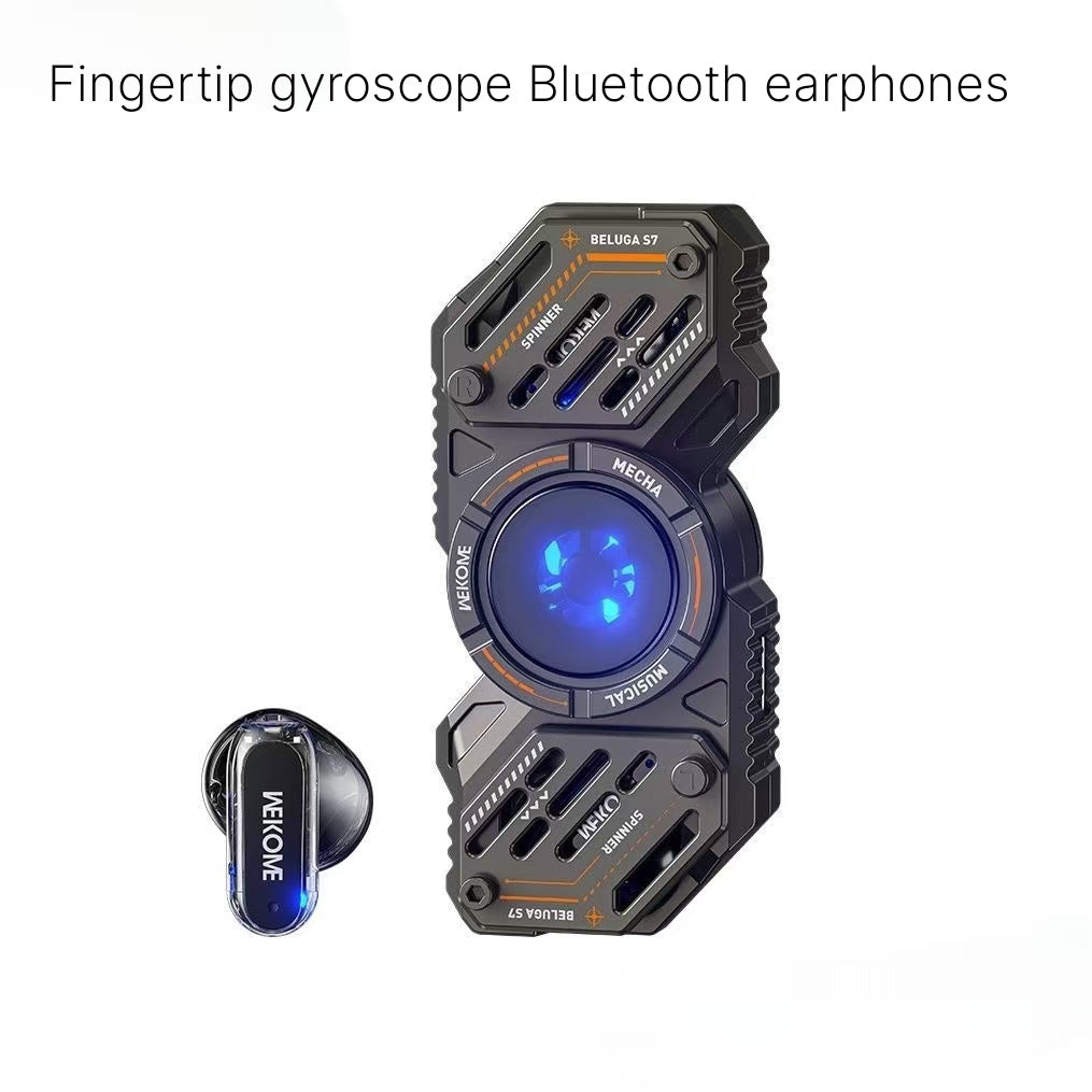 Creative decompression Bluetooth earphones for esports games, true wireless earphones with 5.3 fingertip gyroscope and ultra long battery life