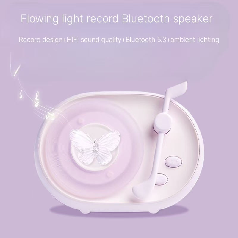 Flowing Bluetooth Retro Speaker High Beauty Aromatherapy Atmosphere Home Wireless Audio Creative Birthday Gift Premium