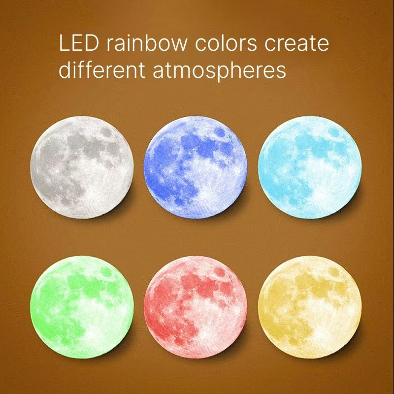 Bluetooth speaker wireless night light small sound home subwoofer dream moon Qixi birthday gift for girls