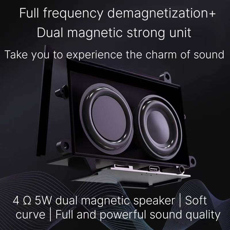 Ultimate Aesthetics Bluetooth Speaker Lyrics Audio Suspended Lyrics Dynamic Background Screen Multi functional Audio Gift