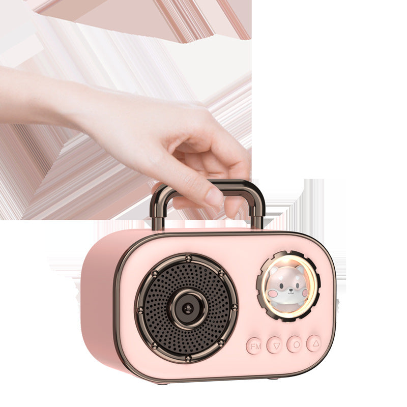 Capsule portable Bluetooth speaker Small portable home subwoofer mini outdoor small speaker/5% discount on Christmas purchases of more than 2