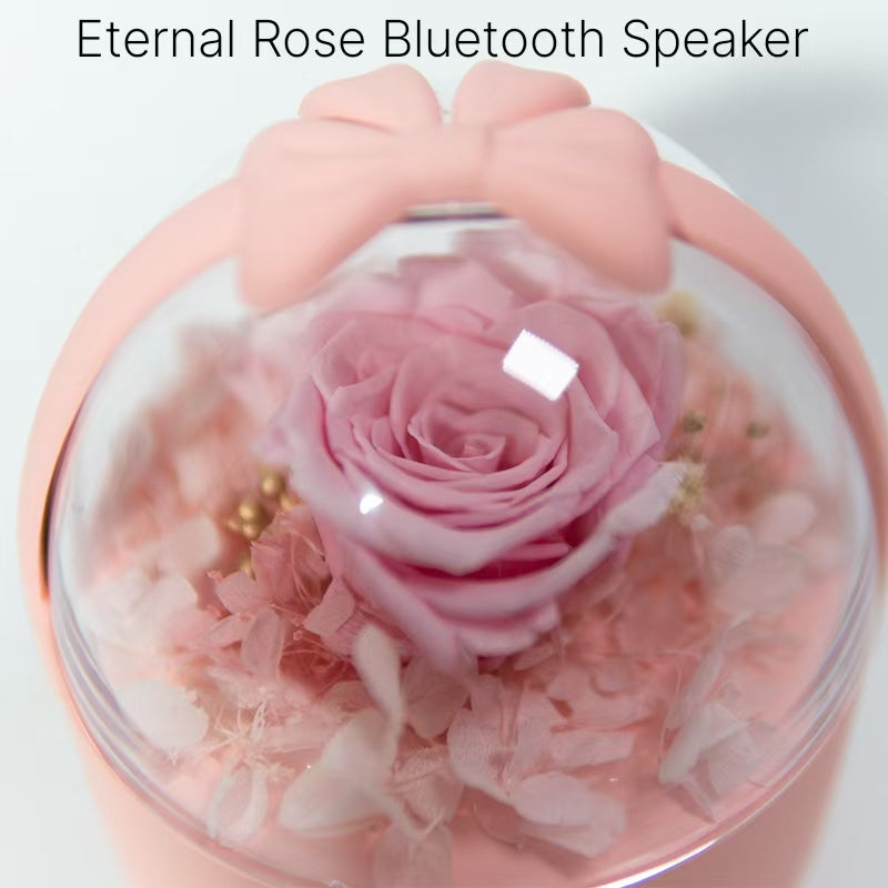 Eternal Flower Bluetooth Speaker Atmosphere Light Birthday Gift for Girlfriend Male Girlfriend Girlfriend Exclusive Premium Practical