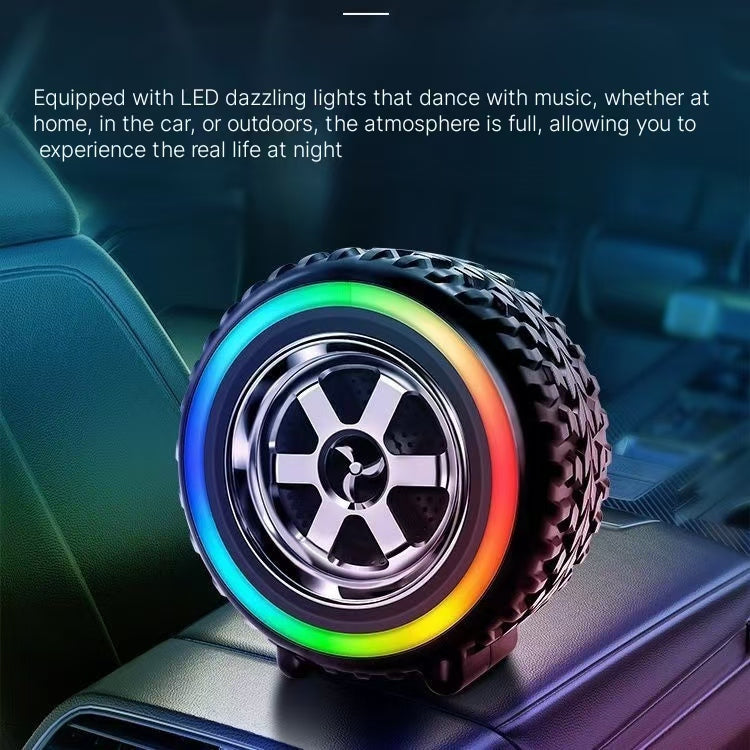 Bluetooth speaker high frequency quality upgrade, internet celebrity tire speaker, wireless mini subwoofer, portable outdoor