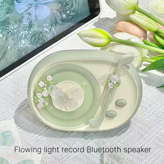 Flowing Bluetooth Retro Speaker High Beauty Aromatherapy Atmosphere Home Wireless Audio Creative Birthday Gift Premium