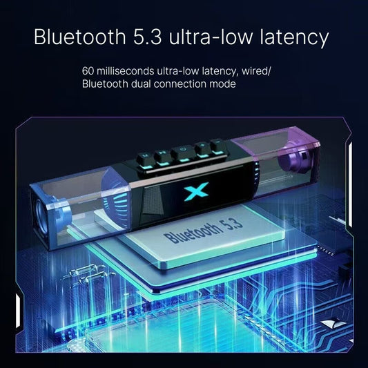 Mech Bluetooth computer audio speaker, large volume, atmosphere, heavy bass, desktop computer, laptop game