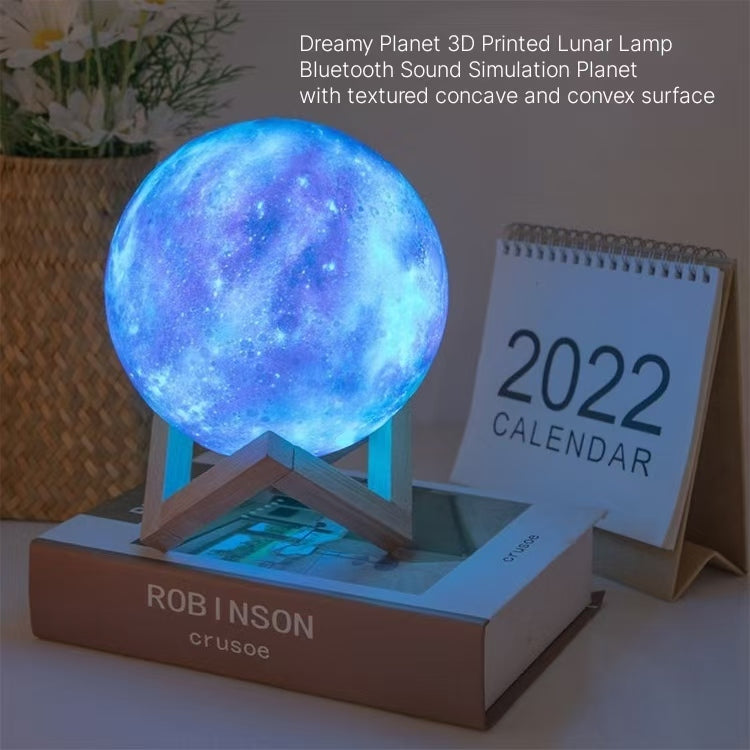 Bluetooth speaker wireless night light small sound home subwoofer dream moon Qixi birthday gift for girls