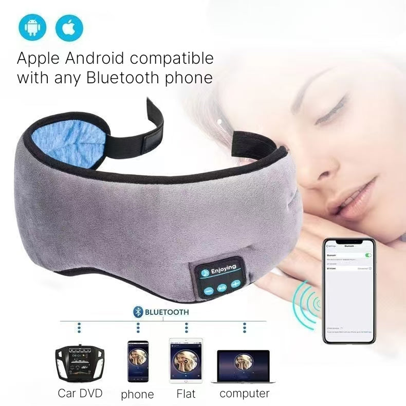 Hands free phone, long-distance travel, dormitory, soundproof device, sleeping, wireless charging, Bluetooth music earphones, eye mask