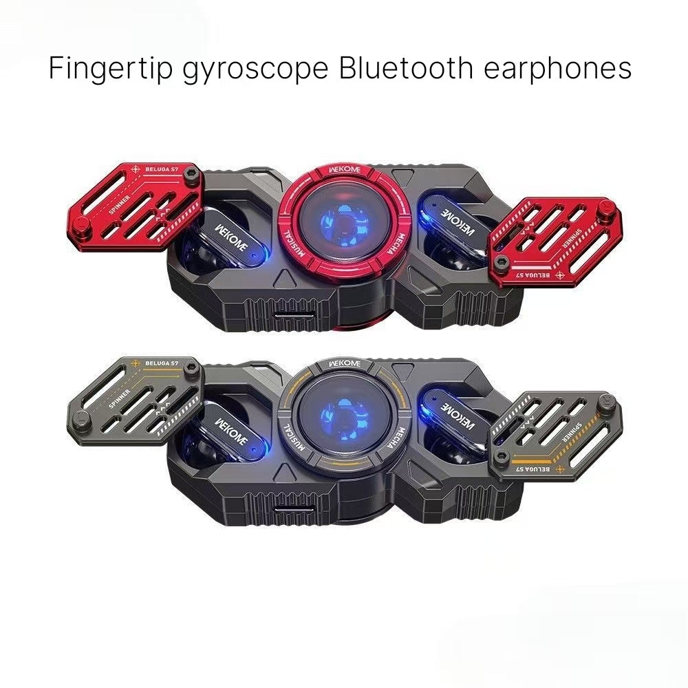 Creative decompression Bluetooth earphones for esports games, true wireless earphones with 5.3 fingertip gyroscope and ultra long battery life