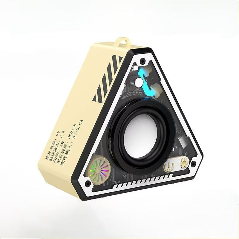 Bluetooth speaker with high quality and long battery life, interconnected subwoofer, desktop outdoor all-in-one speaker