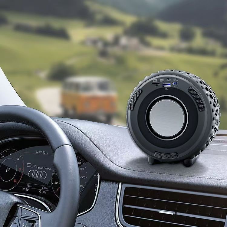 Bluetooth speaker high frequency quality upgrade, internet celebrity tire speaker, wireless mini subwoofer, portable outdoor