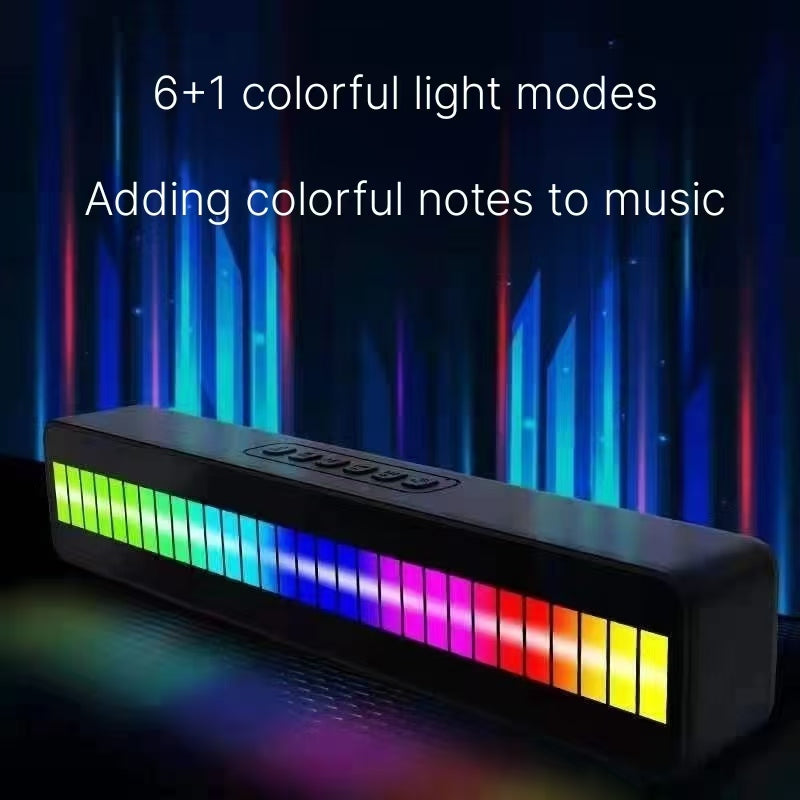 Bluetooth speaker with high sound quality, voice control, rhythm, atmosphere, light, rhythm, colorful lighting, heavy bass, internet famous Bluetooth speaker