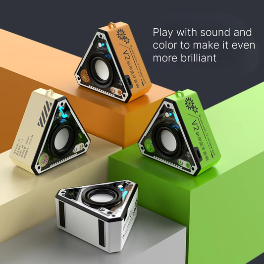 Bluetooth speaker with high quality and long battery life, interconnected subwoofer, desktop outdoor all-in-one speaker