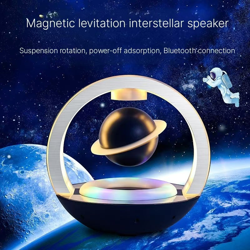 Magnetic levitation Bluetooth speaker, subwoofer, black technology, birthday gift for male friends, husband, creative decoration speaker