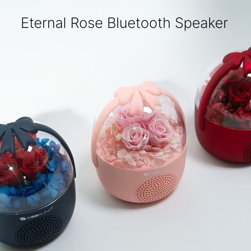 Eternal Flower Bluetooth Speaker Atmosphere Light Birthday Gift for Girlfriend Male Girlfriend Girlfriend Exclusive Premium Practical