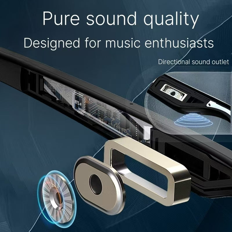 Smart Bluetooth Audio Stereo Call Listening to Music Myopia Anti Blue Light Multi functional Glasses