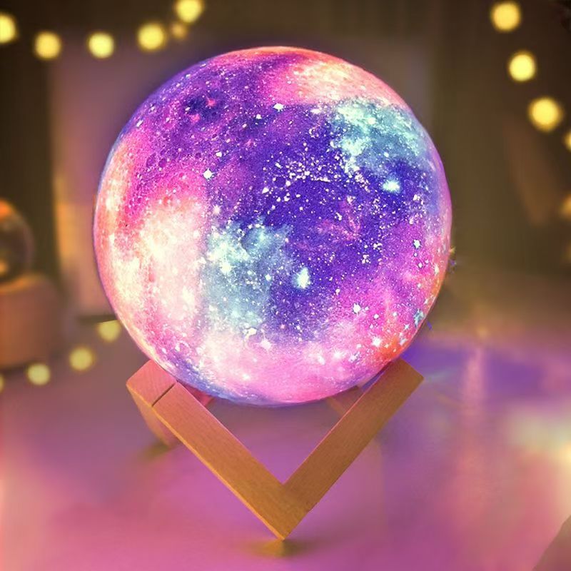 Bluetooth speaker wireless night light small sound home subwoofer dream moon Qixi birthday gift for girls