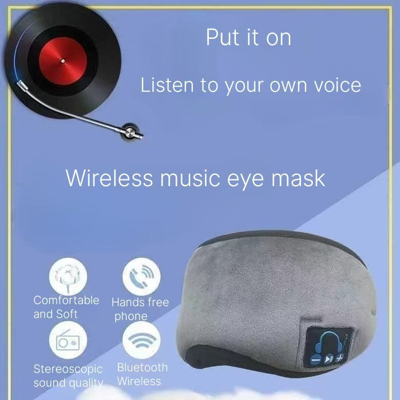 Hands free phone, long-distance travel, dormitory, soundproof device, sleeping, wireless charging, Bluetooth music earphones, eye mask