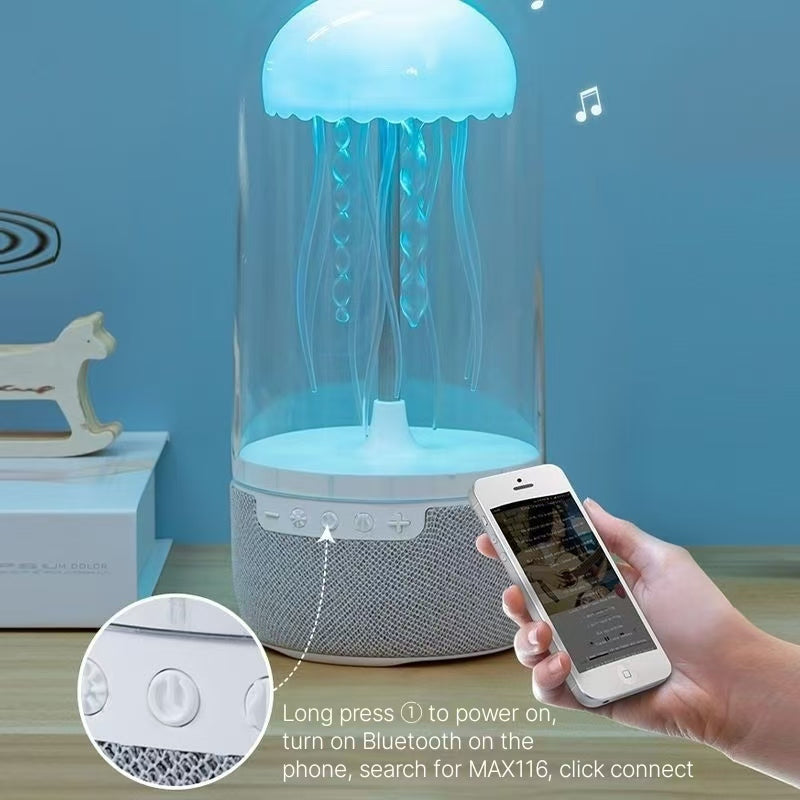 Dolby Sound Wireless Jellyfish Bluetooth Speaker High Appearance Luminous High Configuration U Lighting Advanced Internet Celebrity Stereo