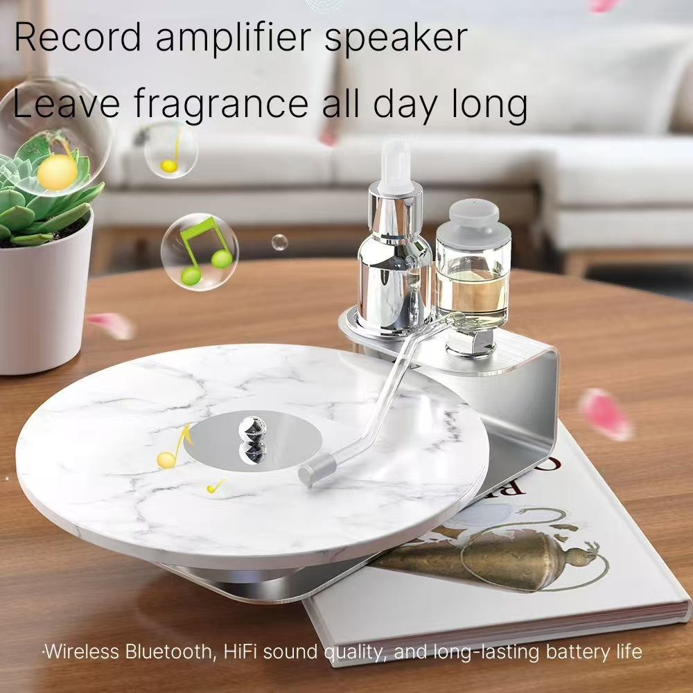 Home Bluetooth speaker aromatherapy machine, essential oil aromatherapy record diffuser, bedroom office desktop decoration gift box