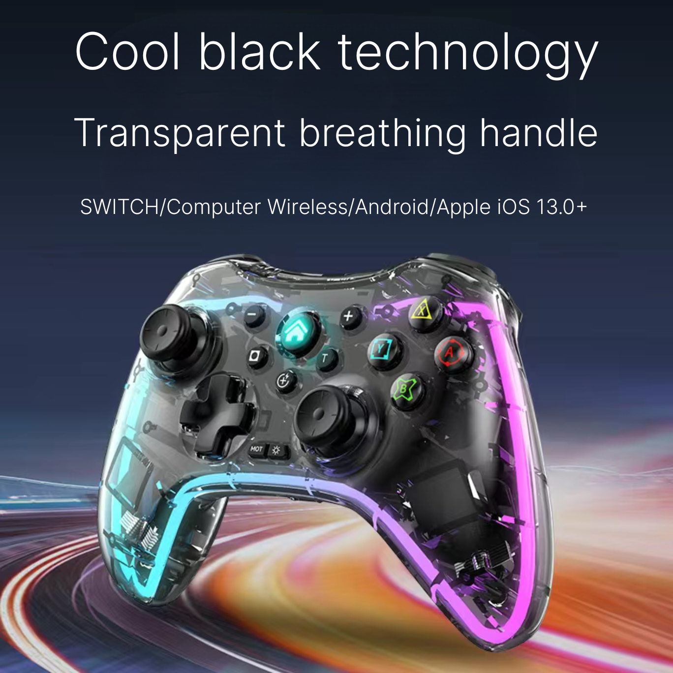 Switch Computer Steam TV Apple Android Phone Tesla BYD Wireless Bluetooth Game Controller