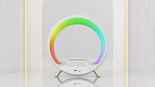 Big G Alarm clock wireless charging color Bluetooth speaker 5% discount on Christmas purchases of more than 2